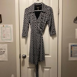 Black and white dress